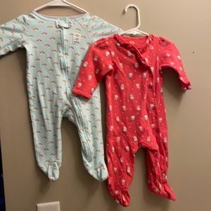 Carter’s pajamas, pre owned, size 9 months